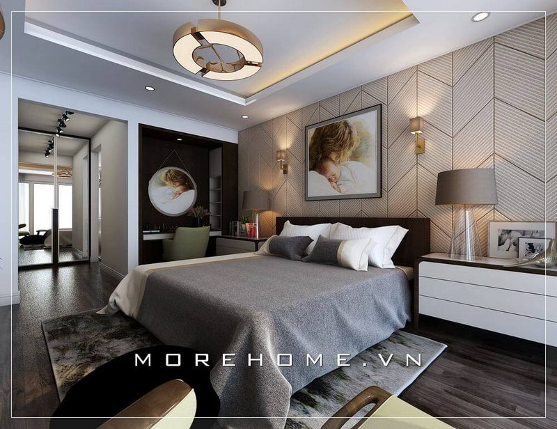 Bộ sưu tập 23 ý tưởng giường ngủ hiện đại ấn tượng cho thiết kế căn hộ chung cư Studio cho thuê 2022-2024