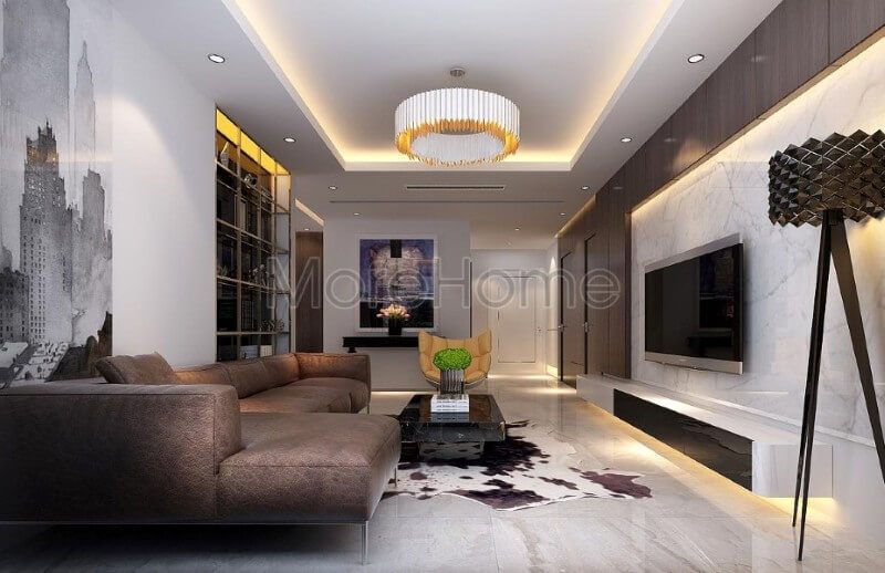 Thiết kế nội thất phòng khách chung cư đẹp