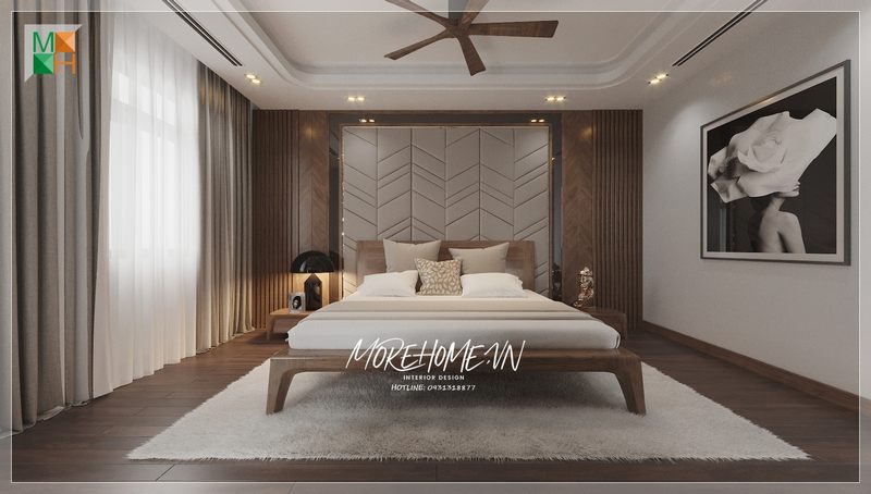 Mẫu thiết kế phòng ngủ hiện đại biệt thự ấn tượng vạn người mê.
